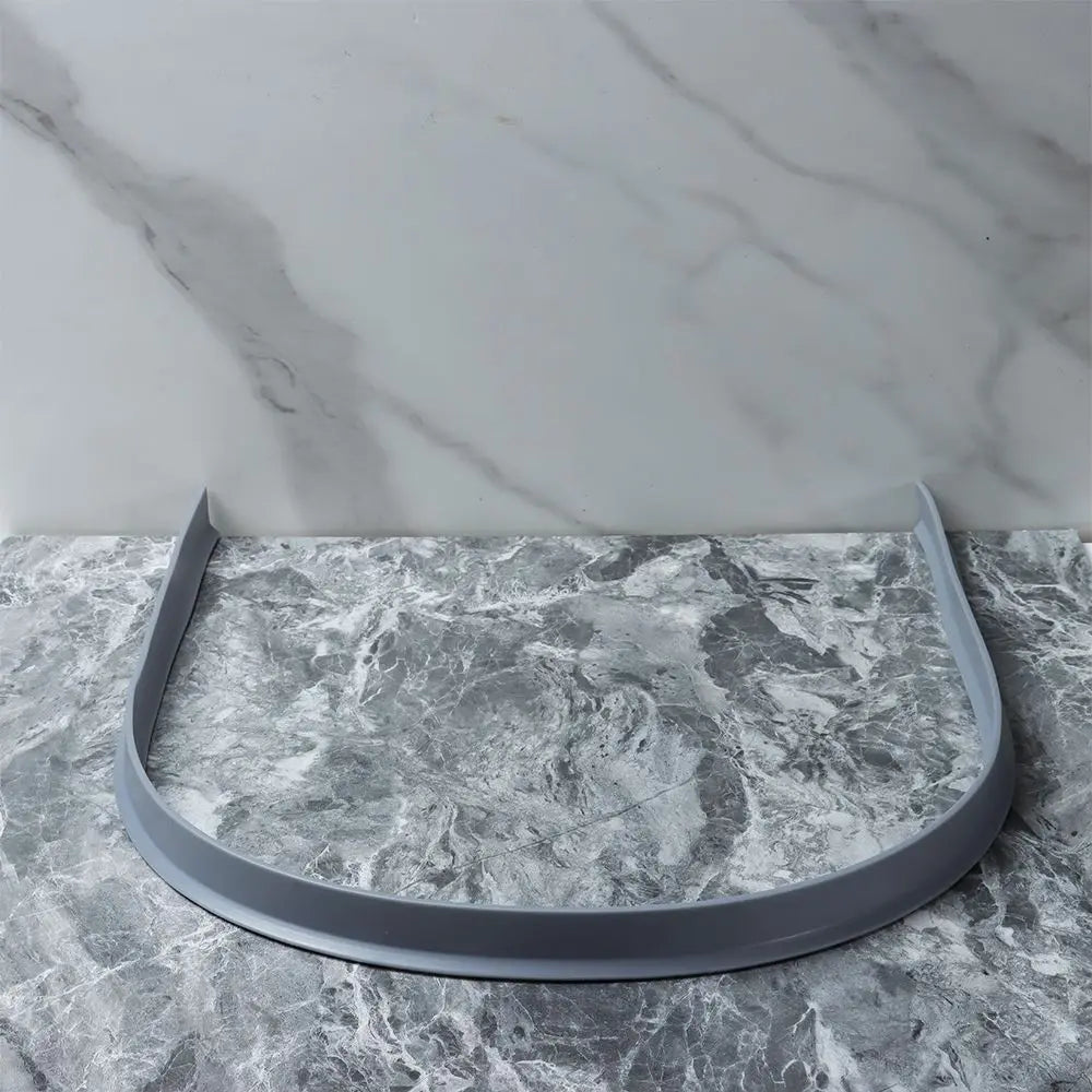 Maintain a dry bathroom with DryGuard silicone flood protection barrier. A must-have splash guard.