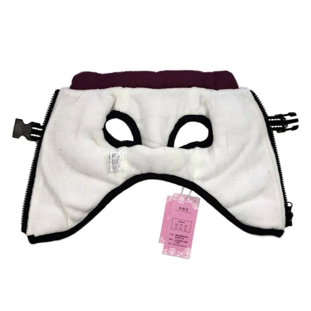 DryPaw waterproof dog coat featuring an integrated harness for ultimate winter protection.