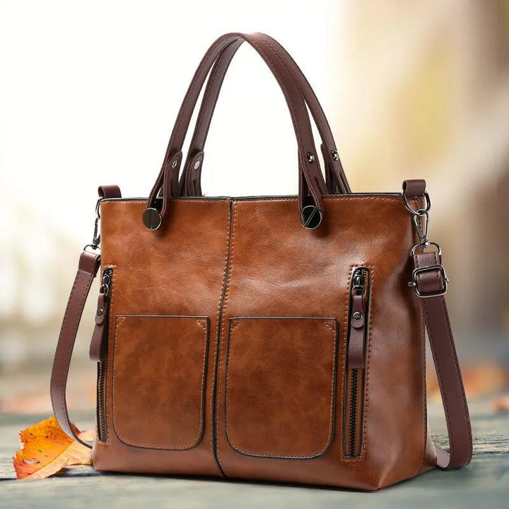 Durable women's everyday carryall tote bag, versatile shoulder & crossbody for daily use.