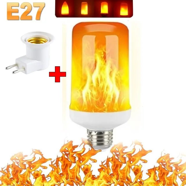 Special effects LED flame bulb, perfect for creating a party atmosphere or unique home decor.