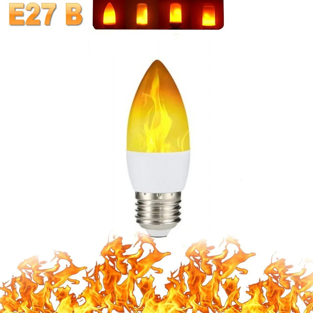 Experience realistic fire light with this energy-efficient LED flame effect bulb. Great for ambiance.