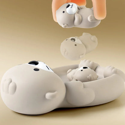Cute plastic otterbath toys set for kids, perfect for engaging water playtime