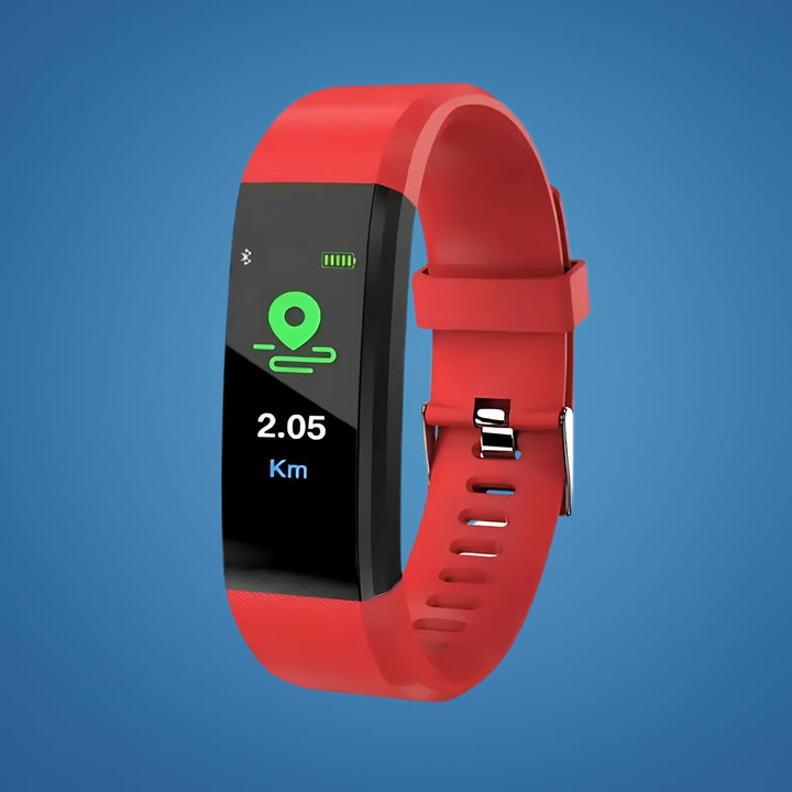 Reliable elderly smartwatch with fall detection, GPS, health monitor, and emergency alerts.