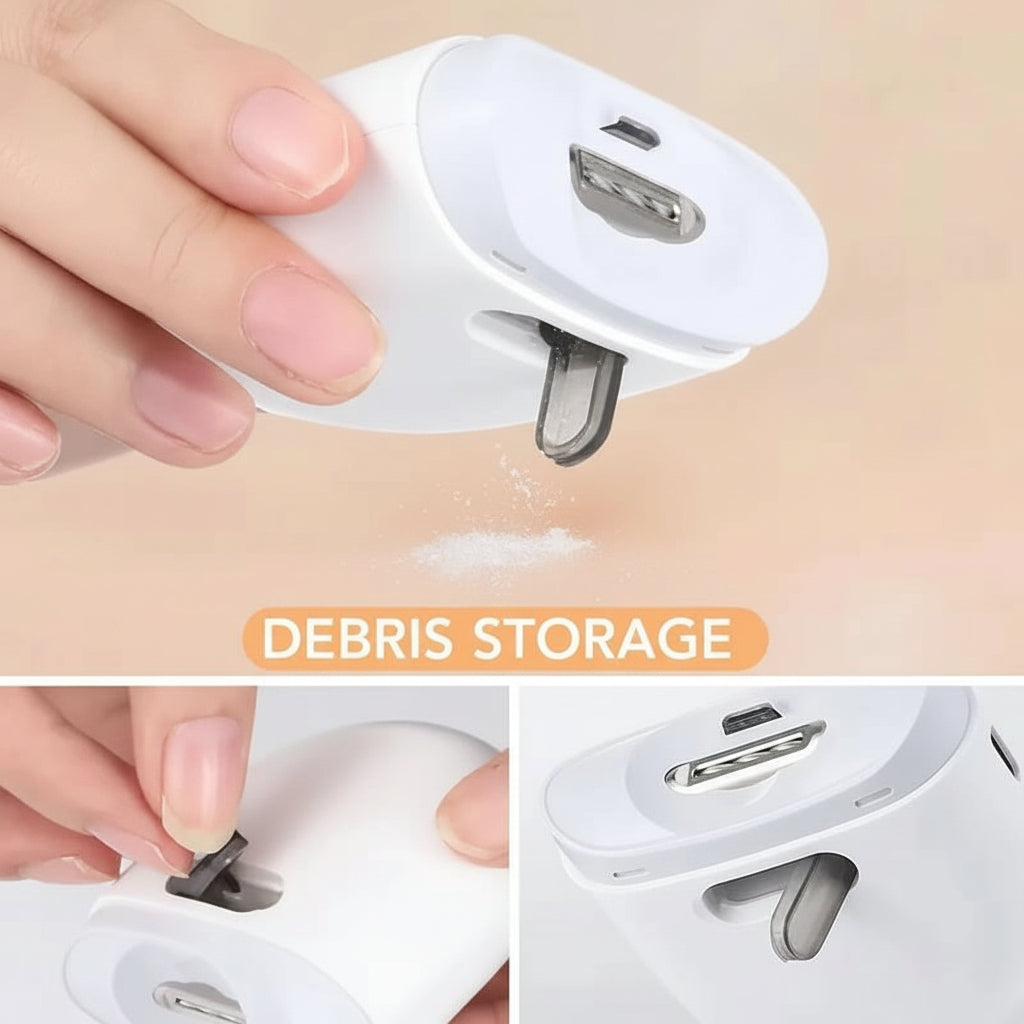 Compact electric nail file for personal care. Achieve smooth, perfectly shaped nails with ease & safety.