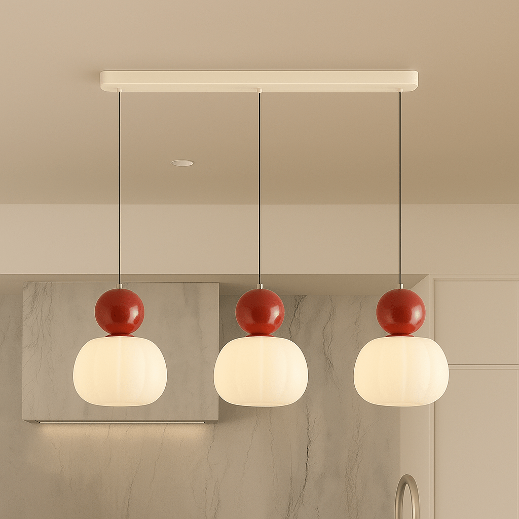 Sophisticated metal Art Deco hanging light, adding vintage charm to any home decor.