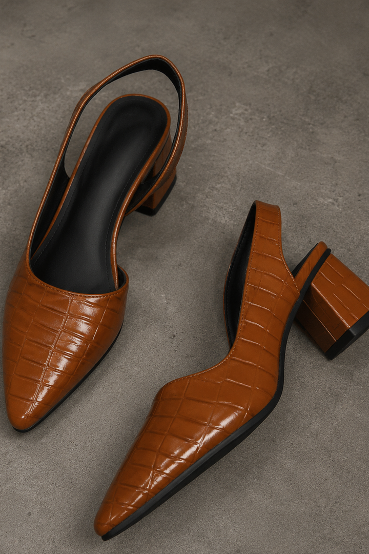 Stylish women's everyday comfort heeled shoes, versatile for office & formal wear. Cushioned for all-day elegance.