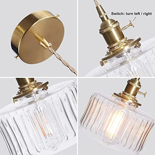 Versatile crystal pendant lamp, elegant vintage style for various home lighting needs.