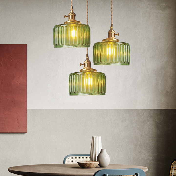 Timeless elegant crystal pendant light, vintage hanging lamp for ambient home lighting decor.