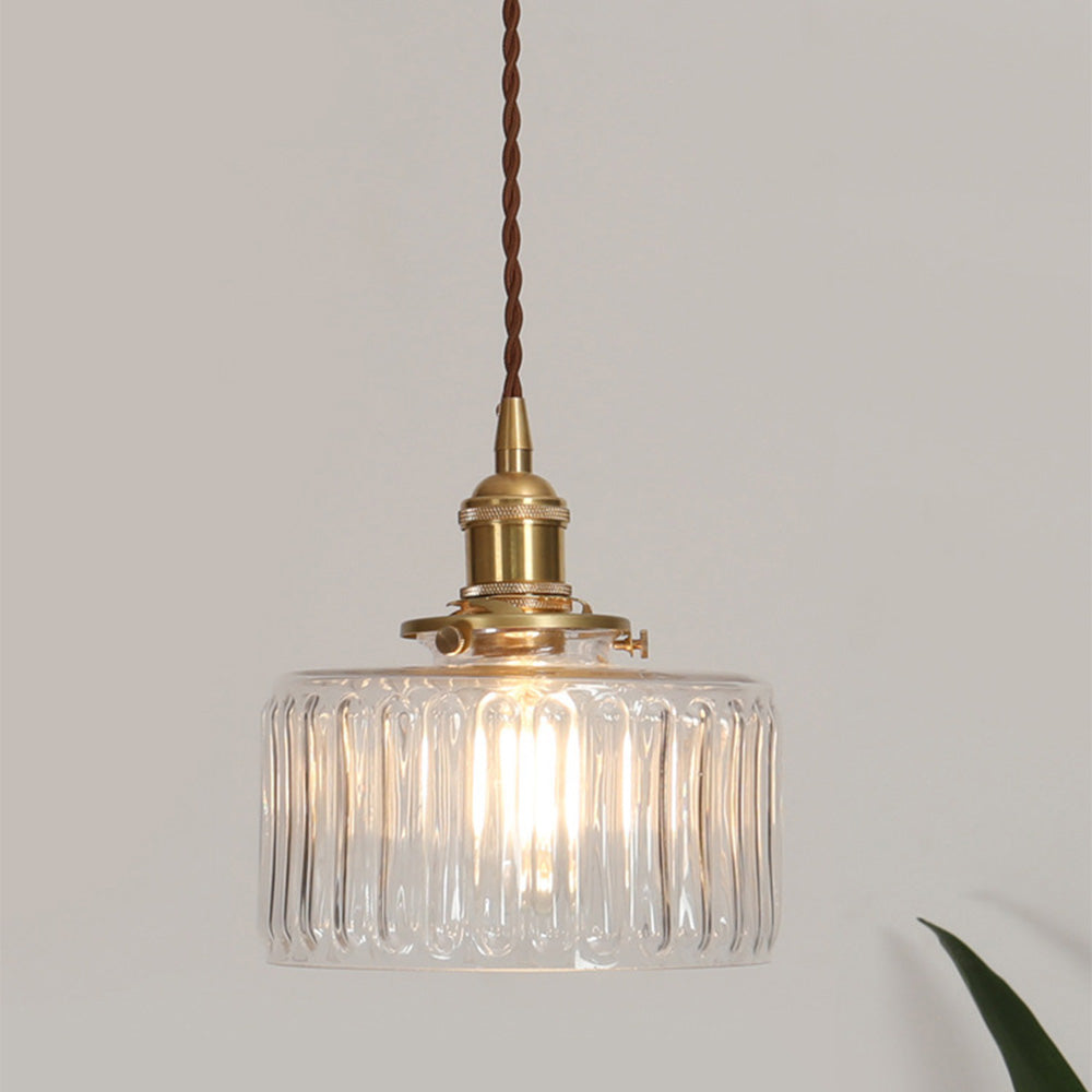Crystal pendant lamp, vintage hanging light, elegant home decor ceiling fixture for ambient glow.