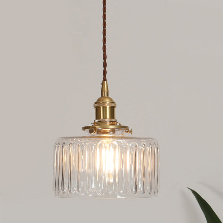 Crystal pendant lamp, vintage hanging light, elegant home decor ceiling fixture for ambient glow.