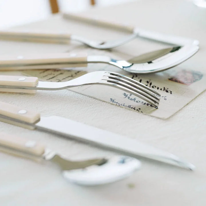 Sophisticated 24-piece engraved stainless steel kitchen utensils for entertaining.