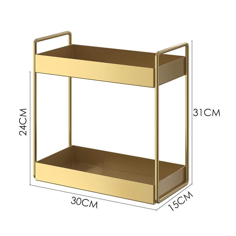 Modern design GlamBoard decorative tray with elegant gold accent for home decor & decluttering.