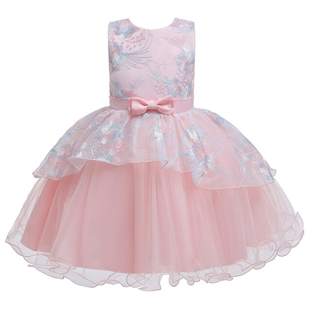Girls' elegant princess ball gown in a vibrant color, suitable for various special events.