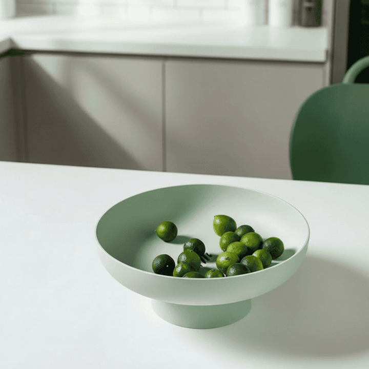 Elegant hand-painted decorative bowl, perfect for modern & classic home decor. A stylish table centerpiece.