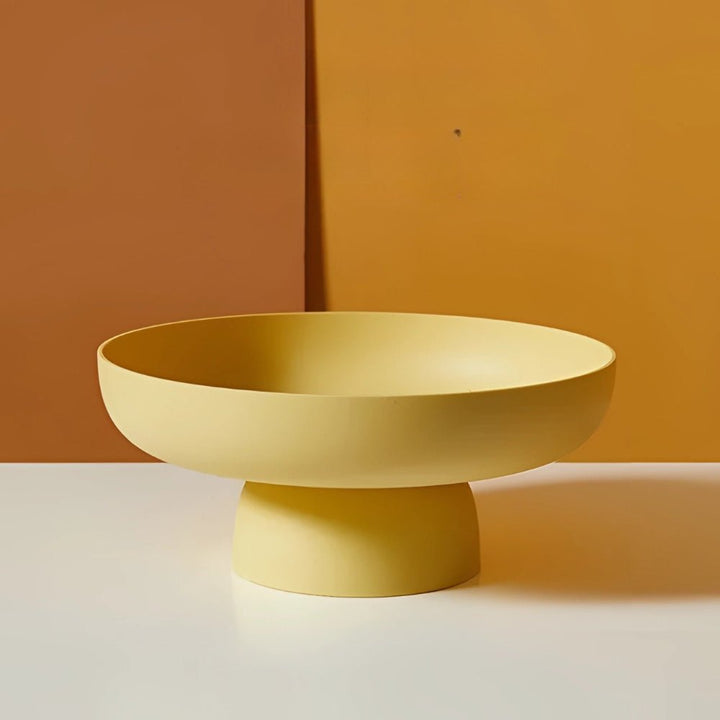 Modern & classic hand-painted decorative serving bowl, enhancing interior design, great for fruit.