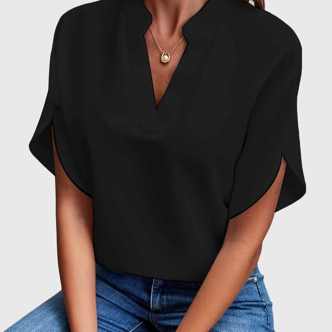 Elegant ladies' long sleeve blouse, a versatile top for any fashion event.