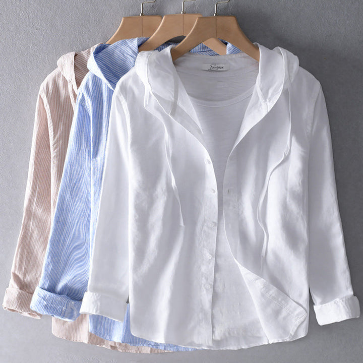 Soft & flowy women's blouse, an elegant top for comfort and style. Versatile chic shirt for any occasion.