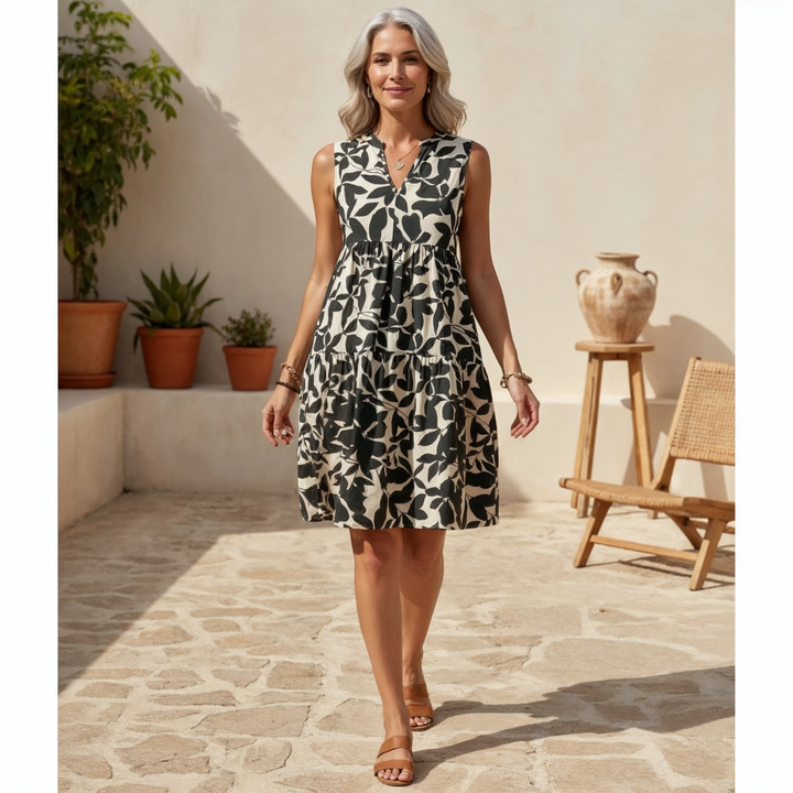 Elegant women's green midi dress offering all-day comfort, perfect for stylish fashion and versatile occasion wear.