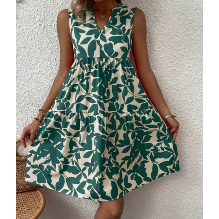Stylish orange midi dress, a comfortable and versatile women's fashion piece for any elegant occasion.