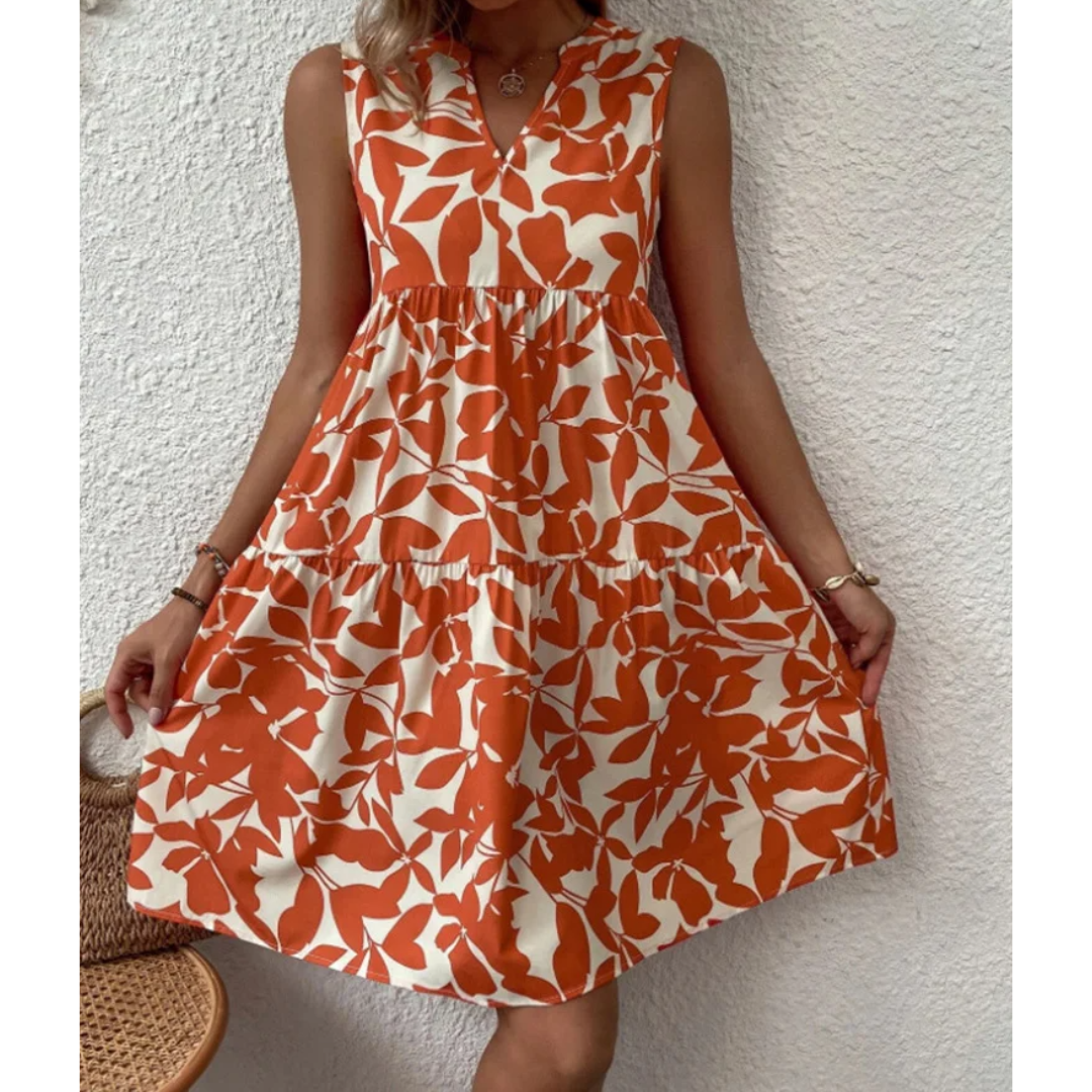 Comfortable & elegant women's midi dress, a versatile piece for stylish fashion and chic occasion wear.