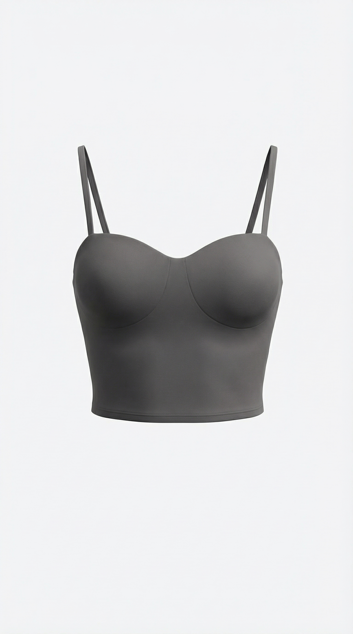 Summer-ready women's Guinevere tank top, elegant tailored fit, heart neckline for chic versatility.