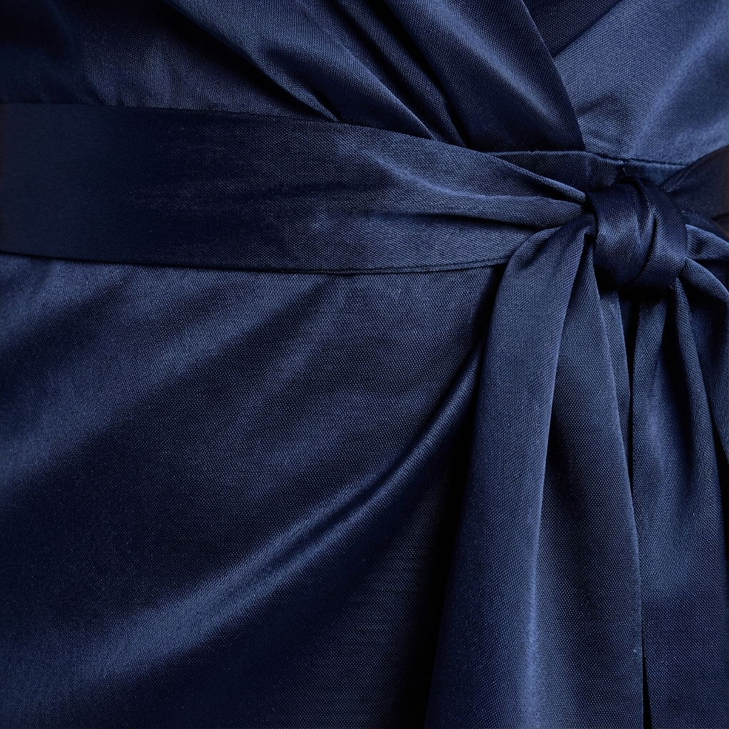 Feminine and sophisticated women's maxi wedding guest dress, featuring an elegant tie-waist bow.