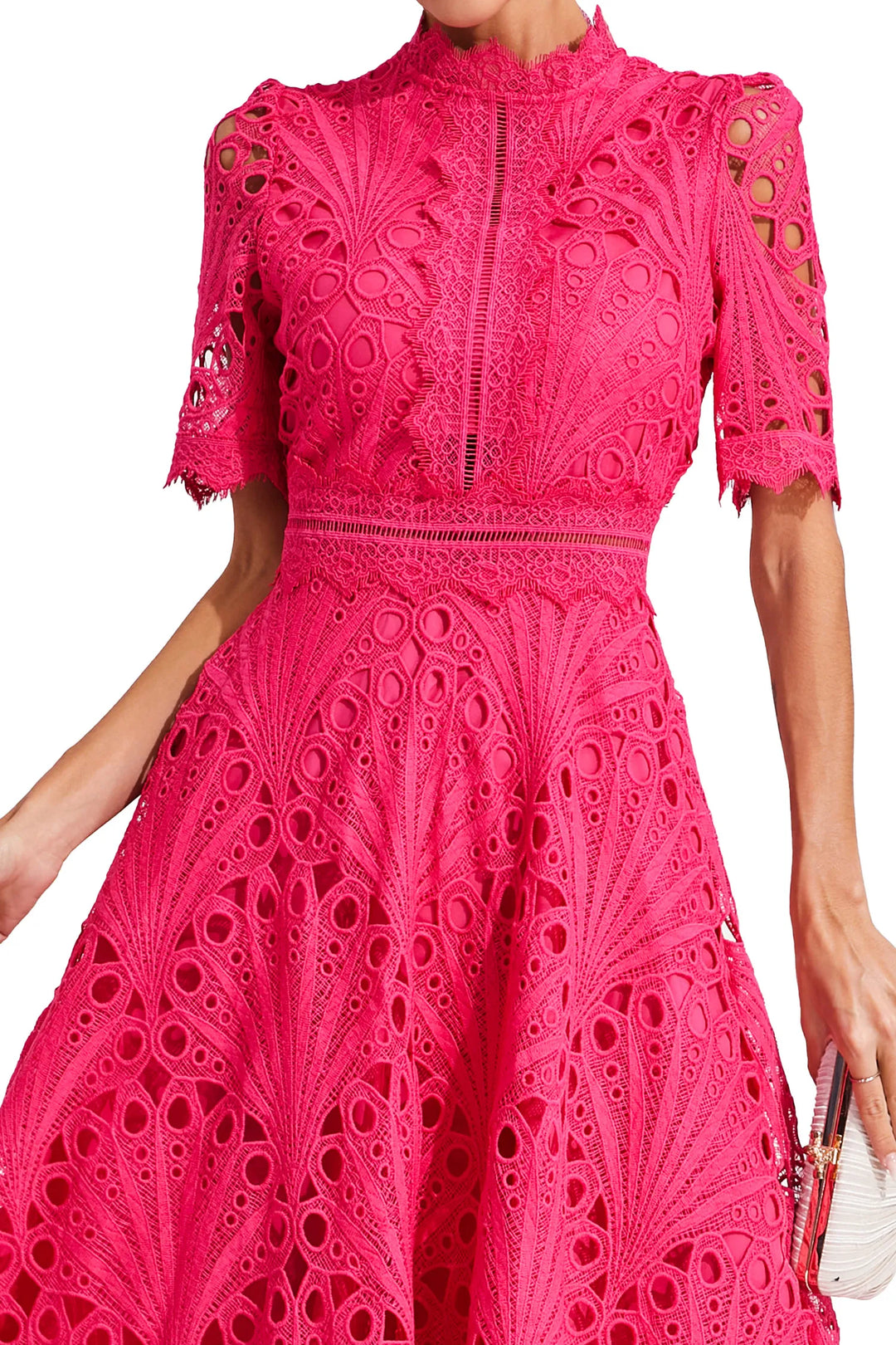 Women's spring midi dress, elegant tailored fit, ideal for cocktail parties & formal events.