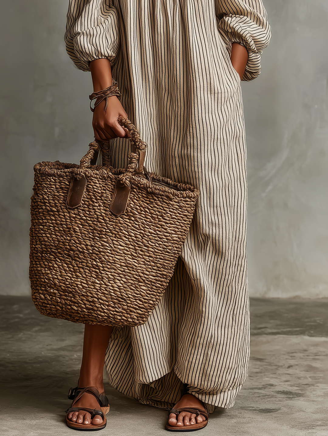Beautiful women's off-shoulder long sleeve maxi dress, a must-have elegant piece for resort & beach travel.