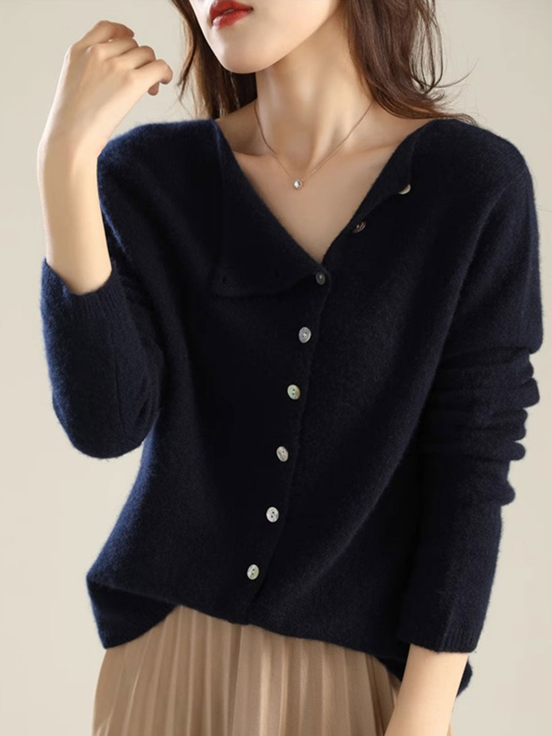 Stylish women's versatile open-front cardigan. Elegant knit for comfortable all-season wear.