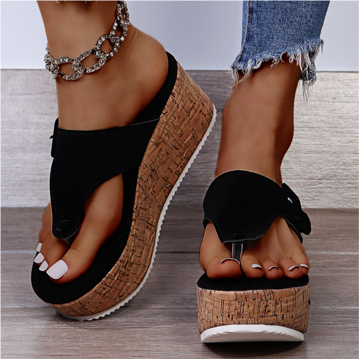 Elegant women's orthopedic sandals with arch support for comfortable summer walking and stylish casual wear.