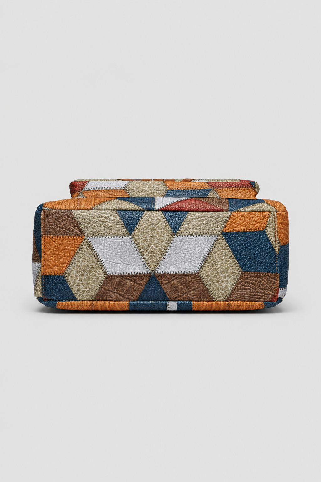 Fashionable women's elegant patchwork handbag, a unique and stylish accessory for daily wear or special occasions.