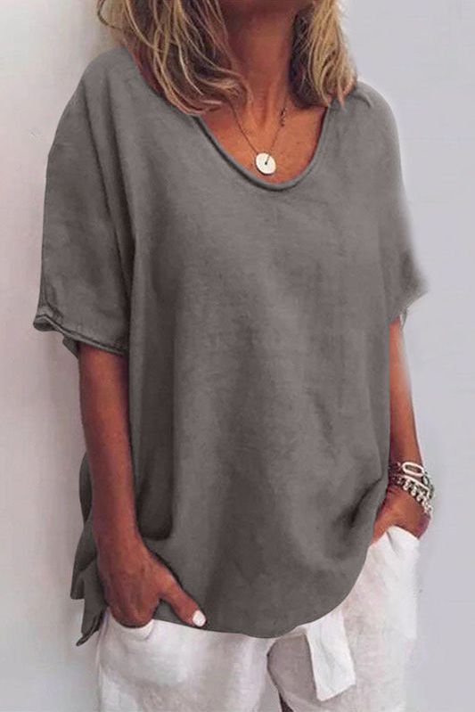 Elegant women's printed blouse, perfect for office or casual wear. Comfortable, stylish, and versatile top.
