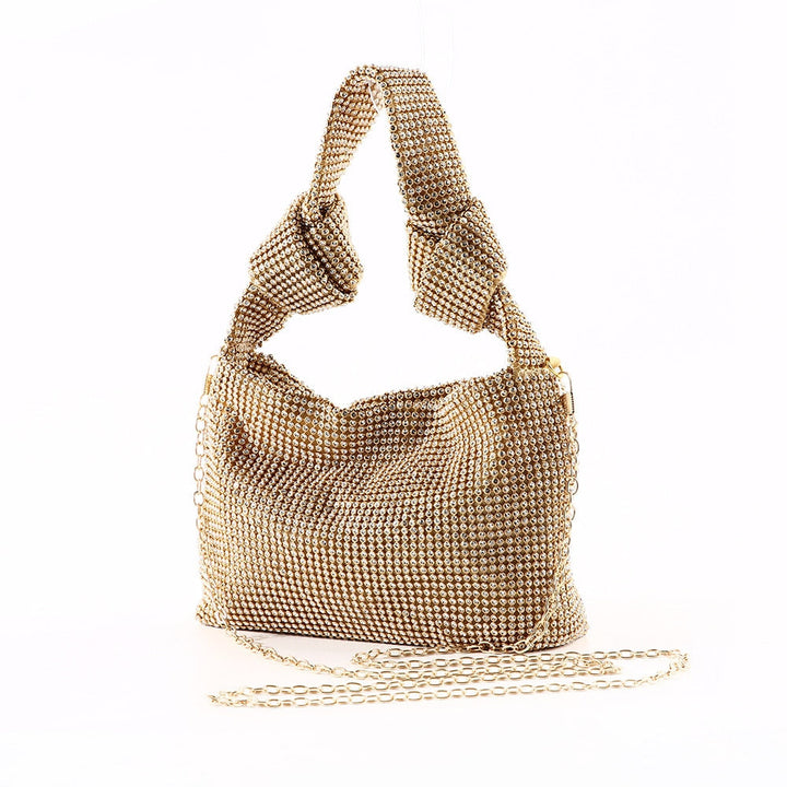 Shimmering rhinestone evening bag for women. A chic and elegant accessory for special occasions.
