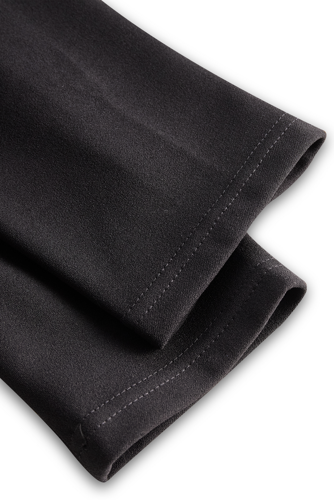 Women's sophisticated belted midi dress, sheath style, with a unique mandarin collar detail.