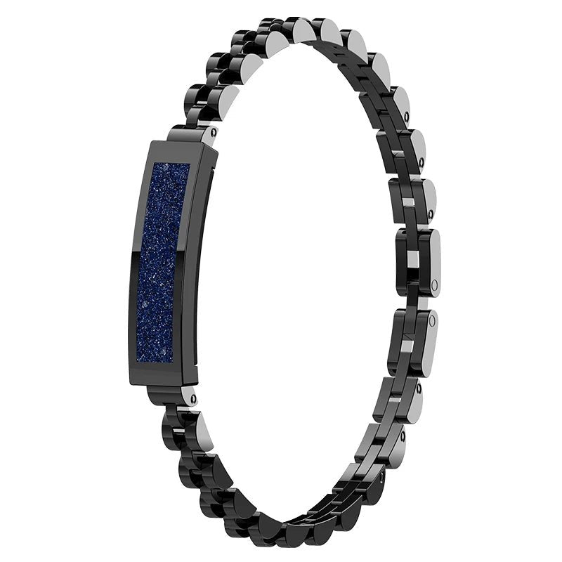 Bluetooth smart bracelet for women, an elegant health monitor and activity tracker with splash resistance.