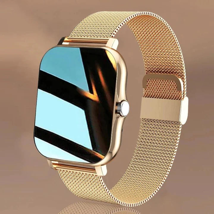 Women's smartwatch, an elegant health monitor and fitness tracker for daily activity.