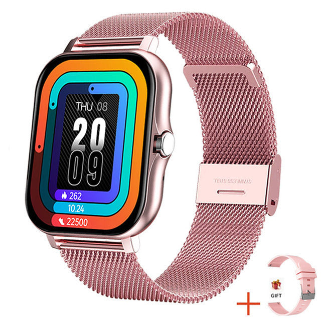 Stylish women's smartwatch, a sophisticated tech accessory and perfect gift for her.
