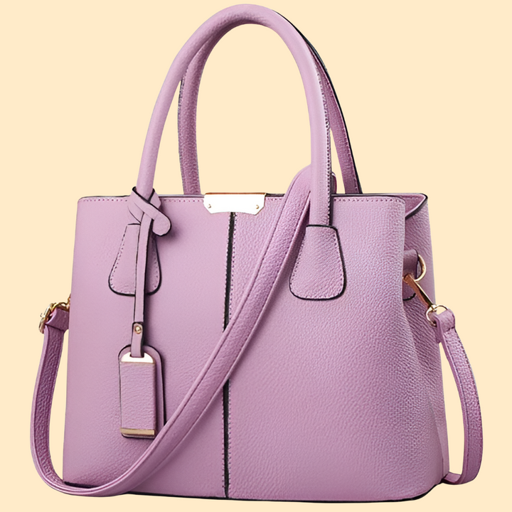 Elegant women's structured satchel handbag, a classic accessory perfect for work or daily use.