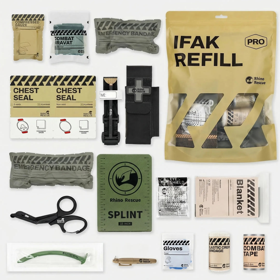 Disaster Preparedness Trauma Kit. Critical first aid & tactical medical supplies for any emergency situation.