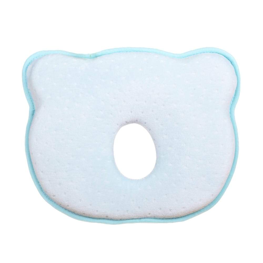 Textured baby head shaping pillow for flat head prevention, baby health and comfortable sleep