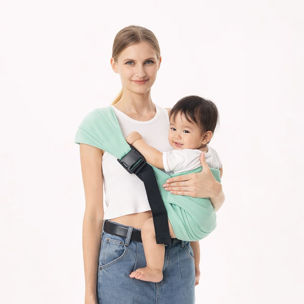 Parenthood essential: ergonomic baby hip carrier with adjustable wide shoulder strap