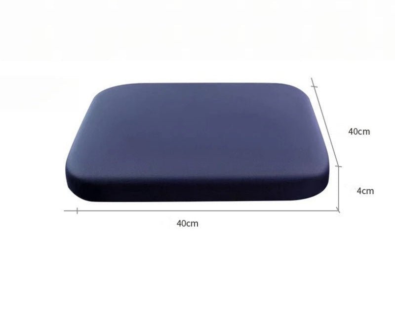 Comfortable memory foam car seat cushion for long drives. Sciatica and back pain relief.