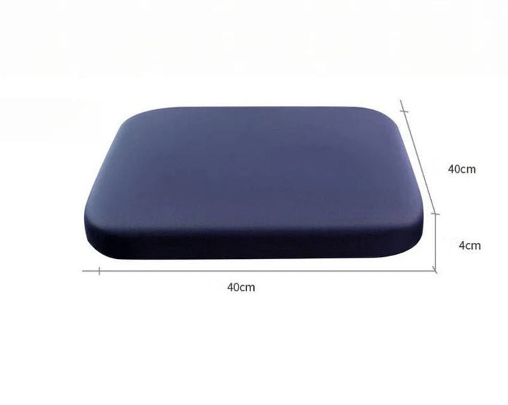 Comfortable memory foam car seat cushion for long drives. Sciatica and back pain relief.