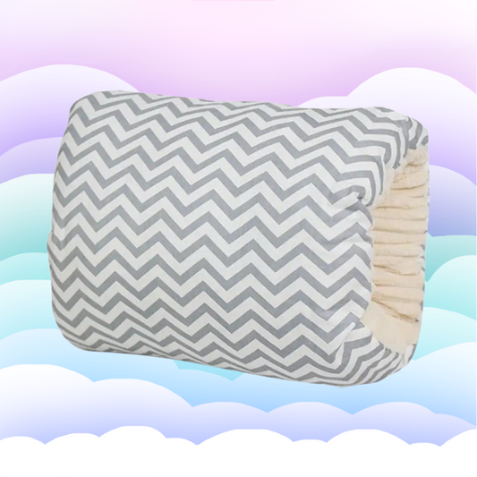 Ergonomic nursing pillow for comfortable breastfeeding & baby support, soft cotton fabric