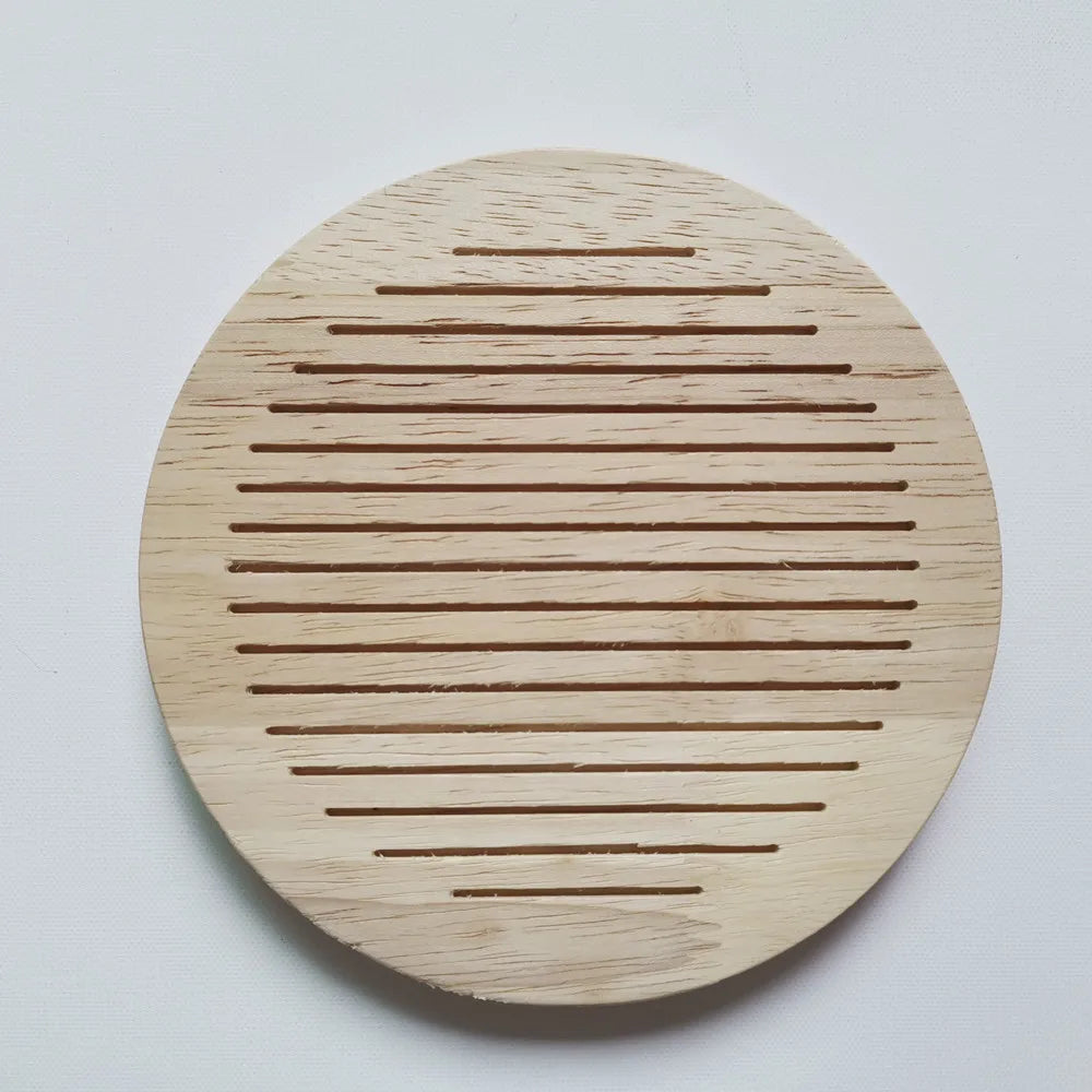 European style baby milestone board with interchangeable wooden tabs, perfect for monthly tracker.