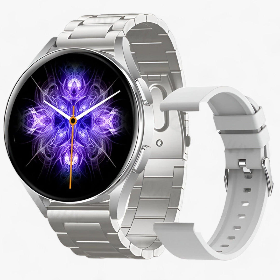 Smartwatch with blood oxygen & blood pressure monitor, an essential health tracker for daily wellness.