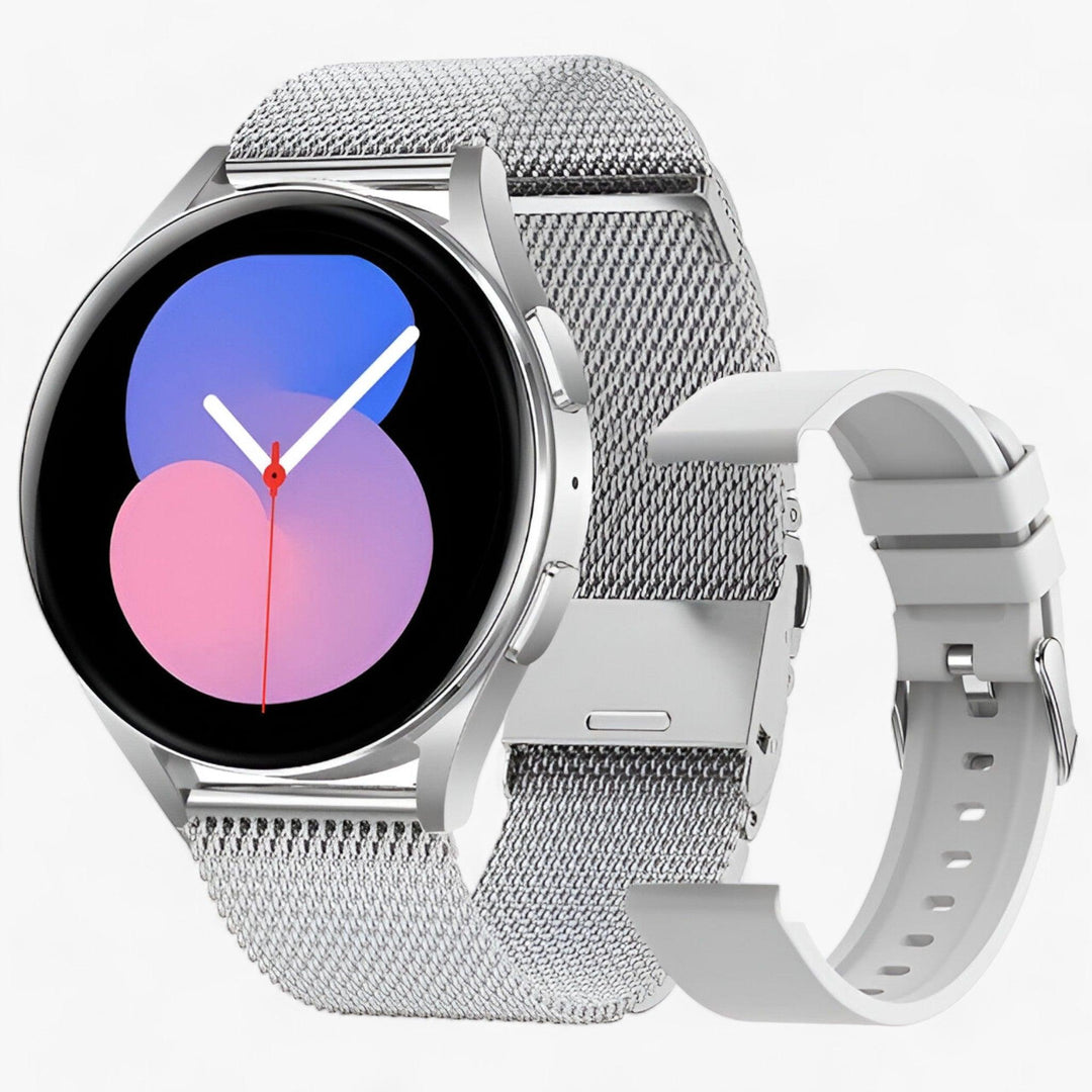 Modern wearable tech: Evelyne unisex smartwatch, a stylish digital health tracker with advanced features.