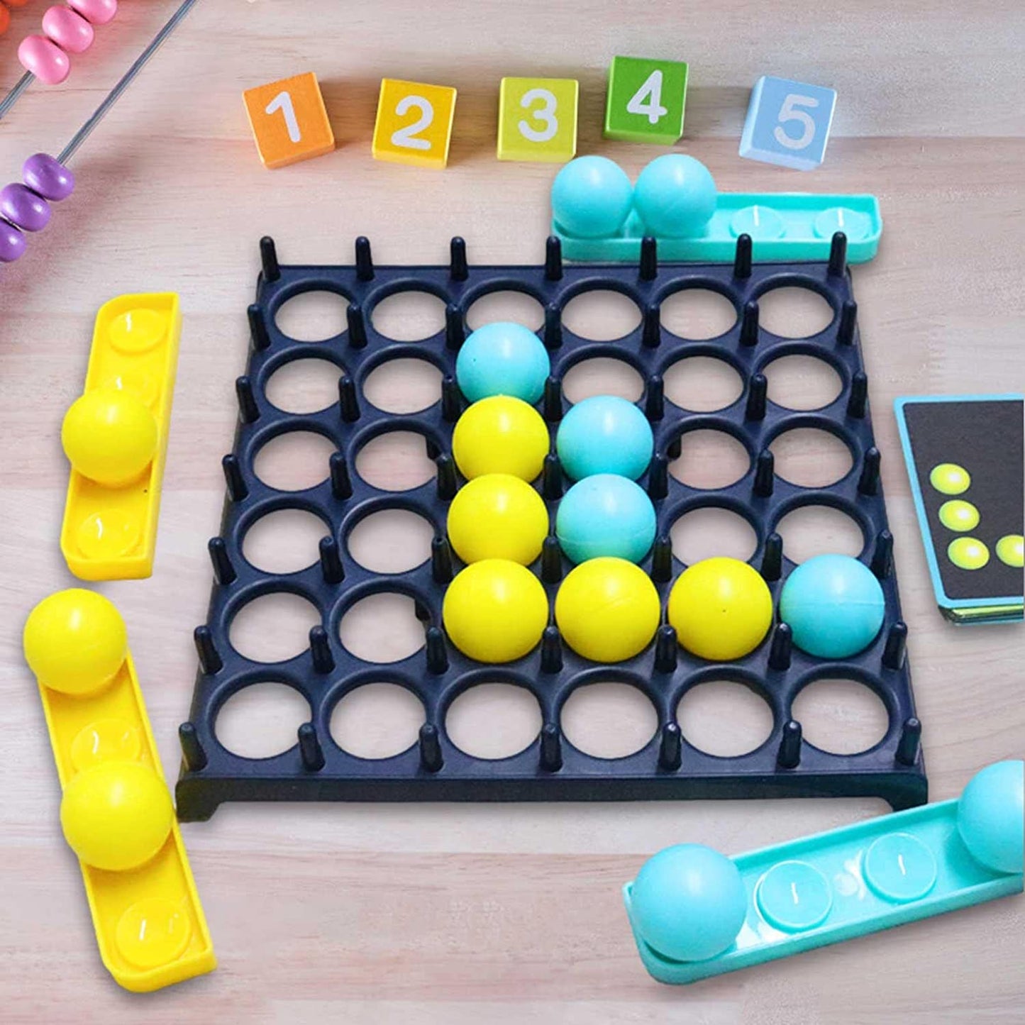 Engaging Kids & Adults Bounce Ball Game, a fun family board game, perfect for parties & educational play