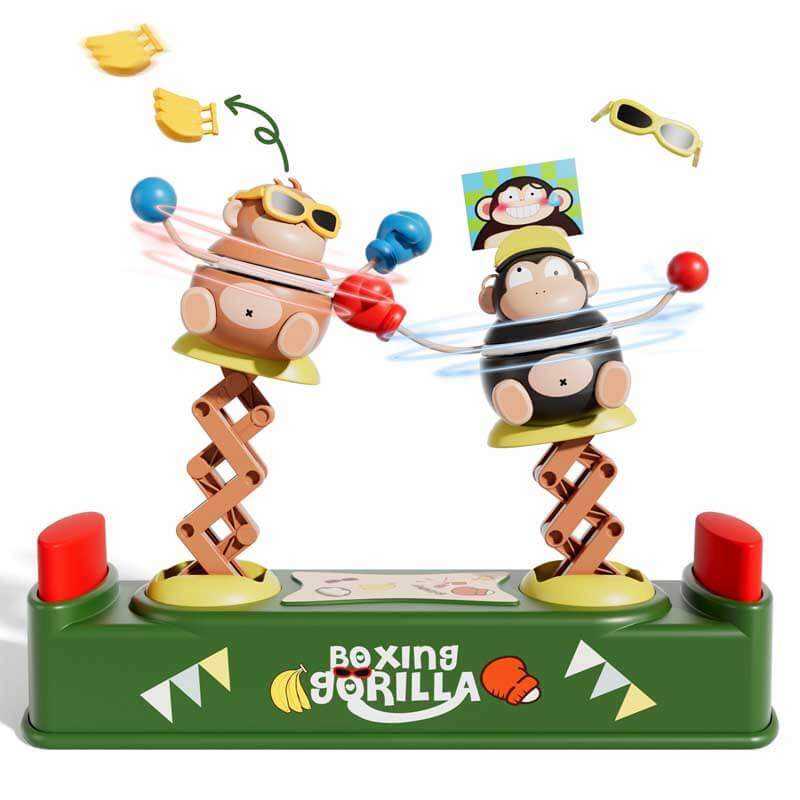 Family Fun Boxing Gorilla Battle Game for kids, an interactive toddler toy.