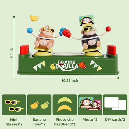 Kids playing the Family Fun Boxing Gorilla Battle Game, a fun activity toy.